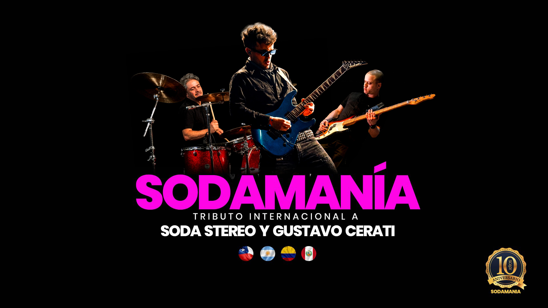 SODAMANIA Tributo Internacional a Soda Stereo y Gustavo Cerati